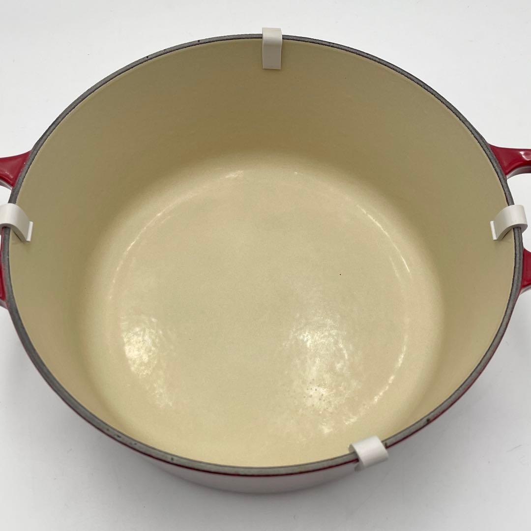 極美品 ルクルーゼ ココット ロンド 22cm バーガンディ 廃盤色 - メルカリ