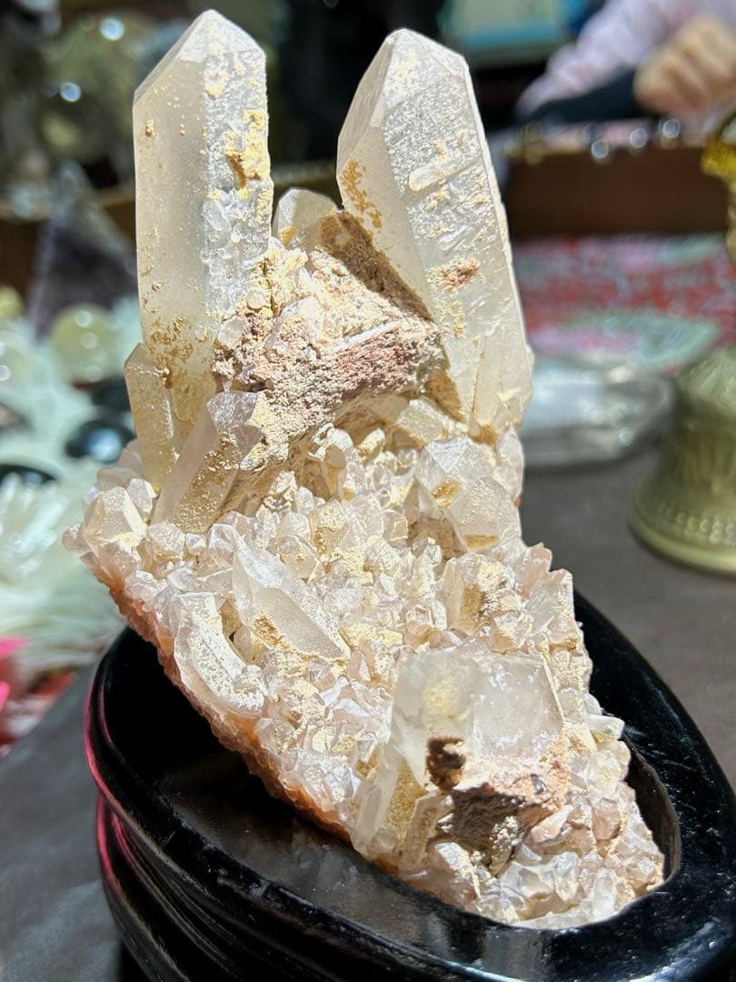 ☆別格高級品！帝王秘宝！超希少！レムリアンシード　クラスター　水晶　原石