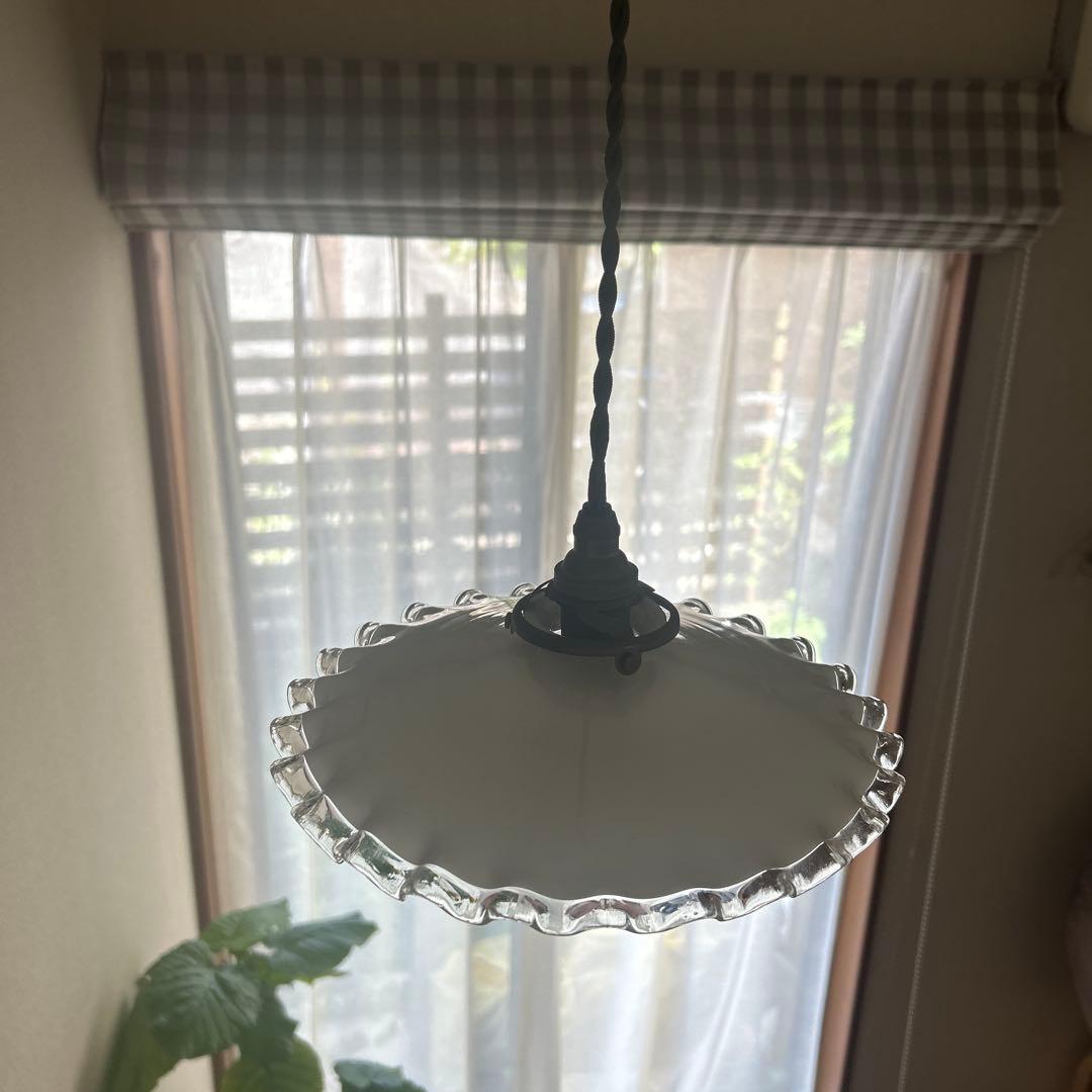 フリルエッジ シーリングライト 透明