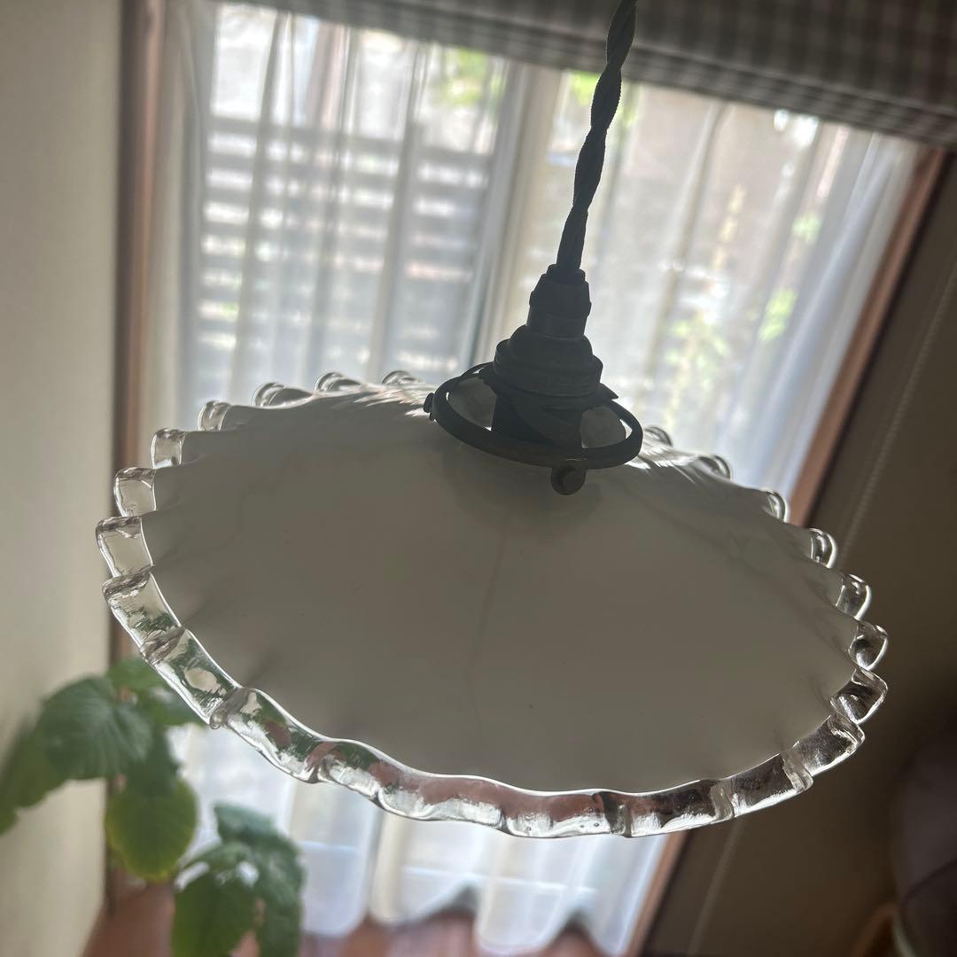 フリルエッジ シーリングライト 透明