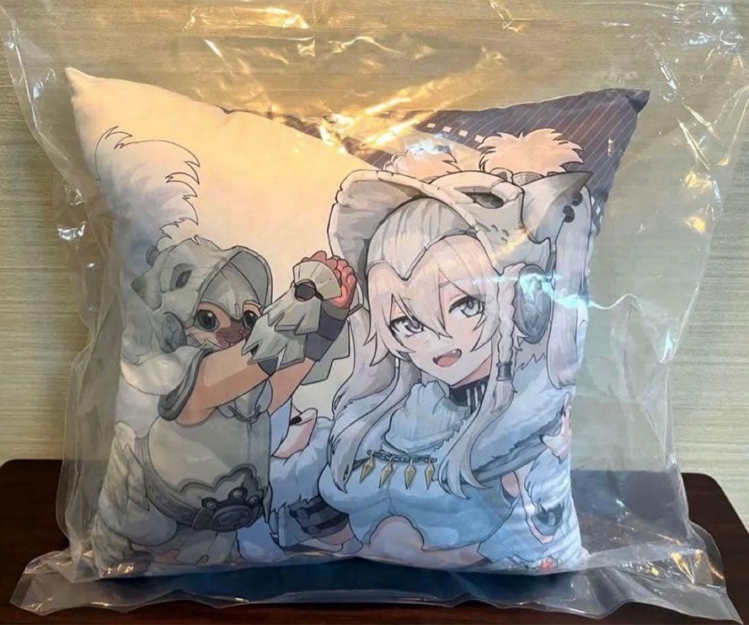 モンスターハンターワイルズ ホロライブ クッション 獅白ぼたん - メルカリ
