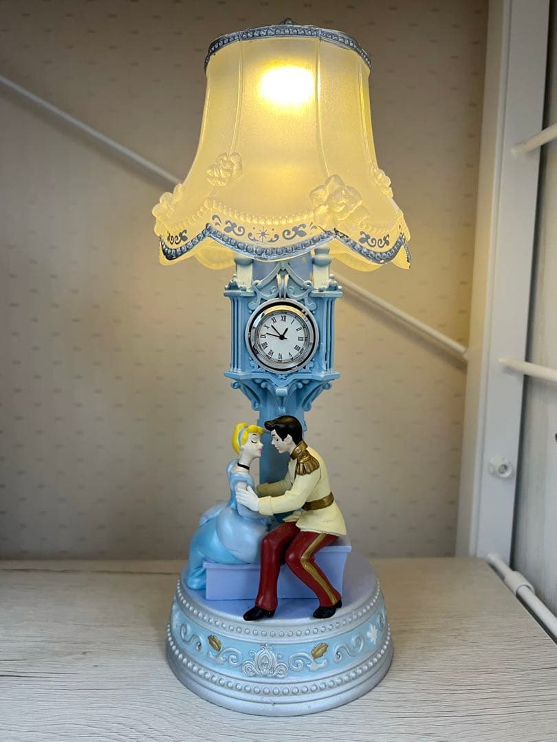 レア商品✨ディズニーストア シンデレラ 時計 置き時計 LEDライト
