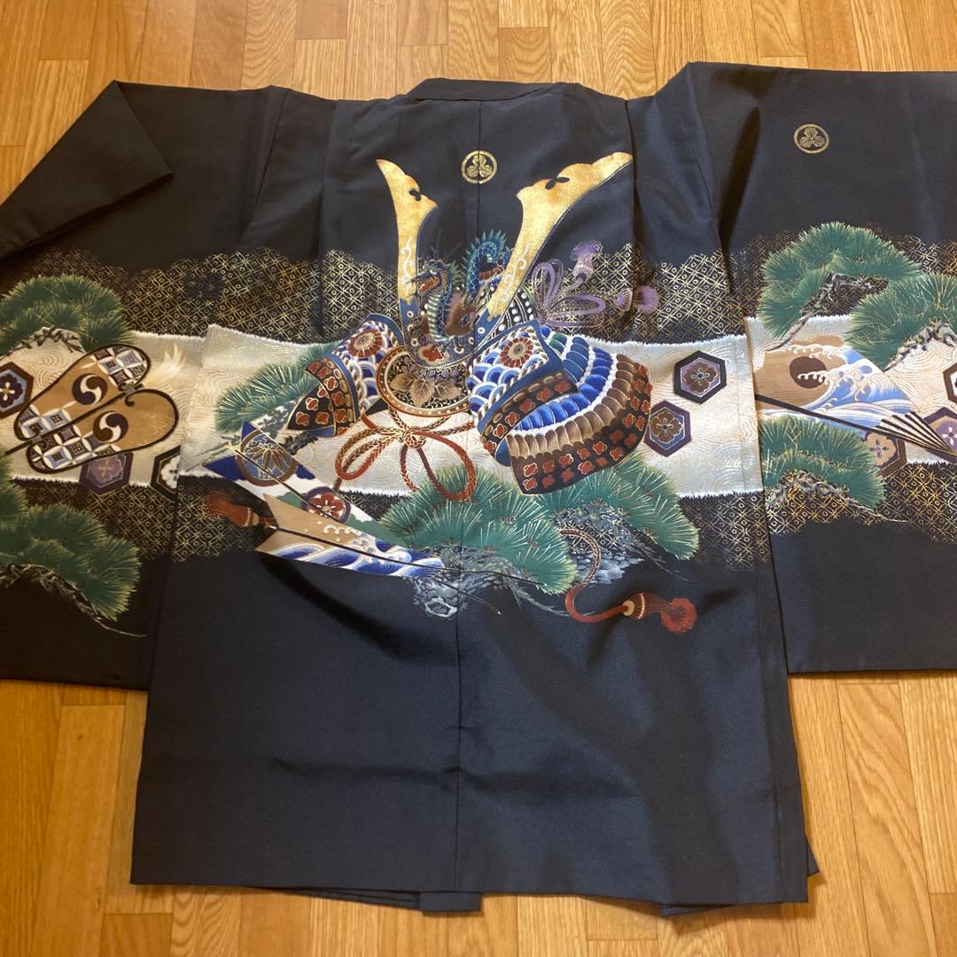 七五三用 黒い伝統的着物（お早めに）