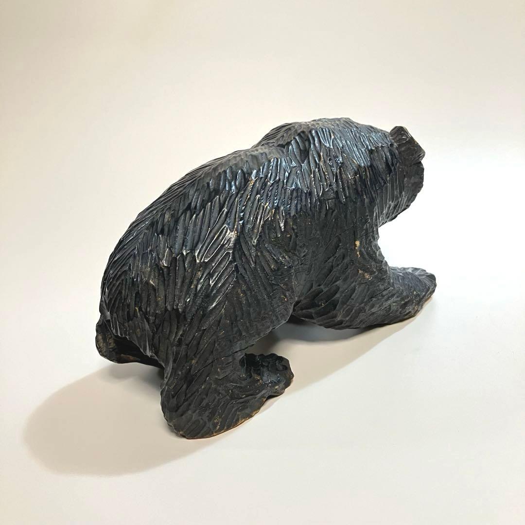 北海道　木彫りの熊　木彫り熊　木彫熊　一刀彫　アイヌ　ガラス目　民芸　伝統工芸