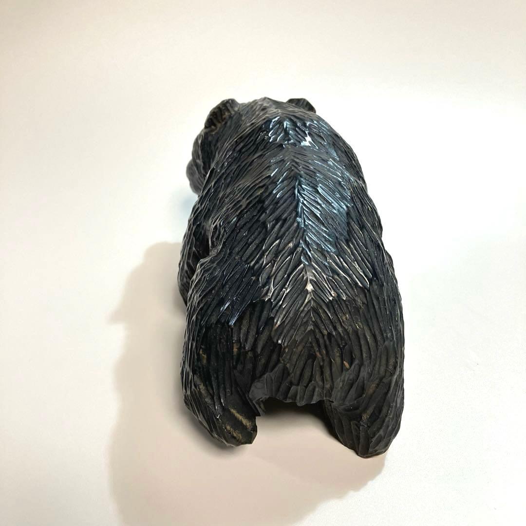 北海道　木彫りの熊　木彫り熊　木彫熊　一刀彫　アイヌ　ガラス目　民芸　伝統工芸