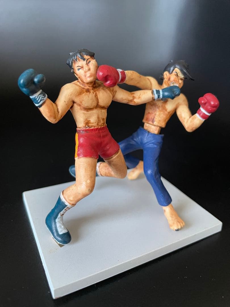 希少レア【あしたのジョー】力石徹vs 矢吹丈 クロスカウンタージオラマ