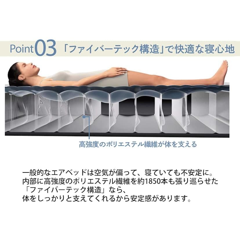 INTEX ウルトラプラッシュ 電動エアーベッド（シングル）ピロー付き 2セット