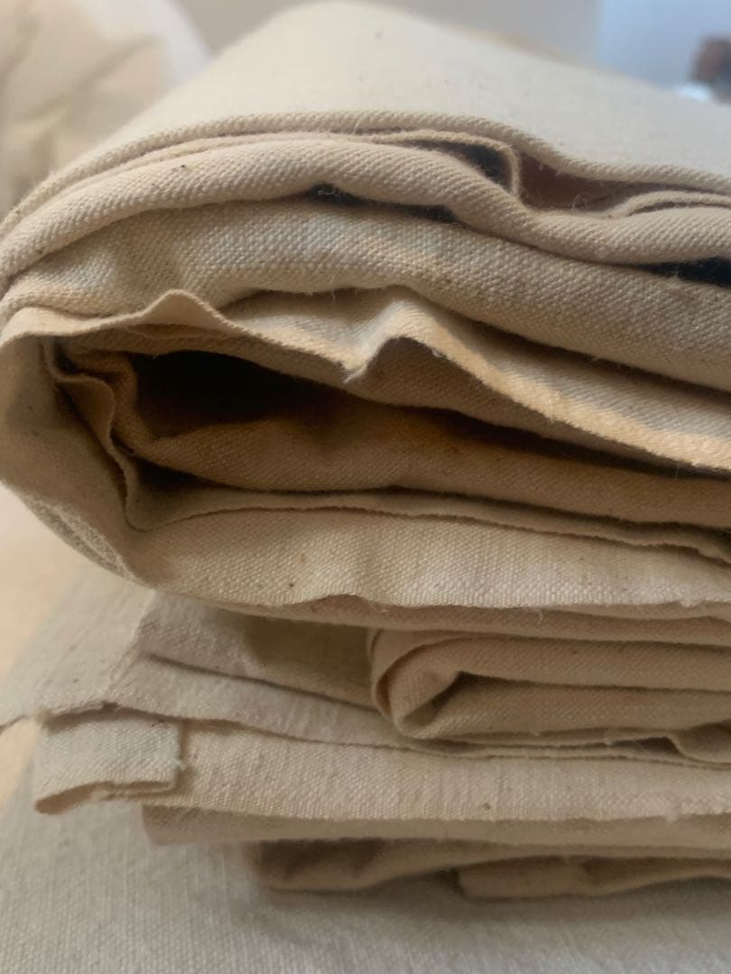 希少 フランスアンティーク 未漂白リネン 大判 一枚布3.2x2.2m