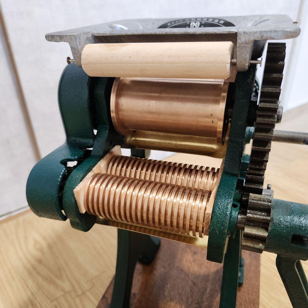 小野式製麺機 1型 両刃 4.2mm 2.2mm レストア済 取扱説明書コピー付