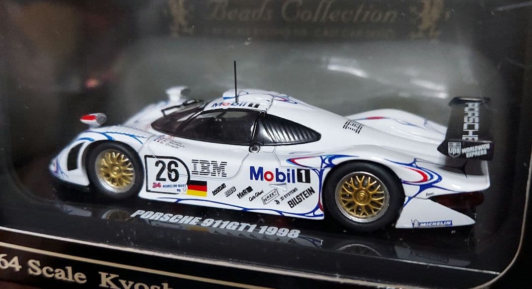 京商1/64 ポルシェ911 GT1 1998 ル・マン No.26 ホワイト - メルカリ