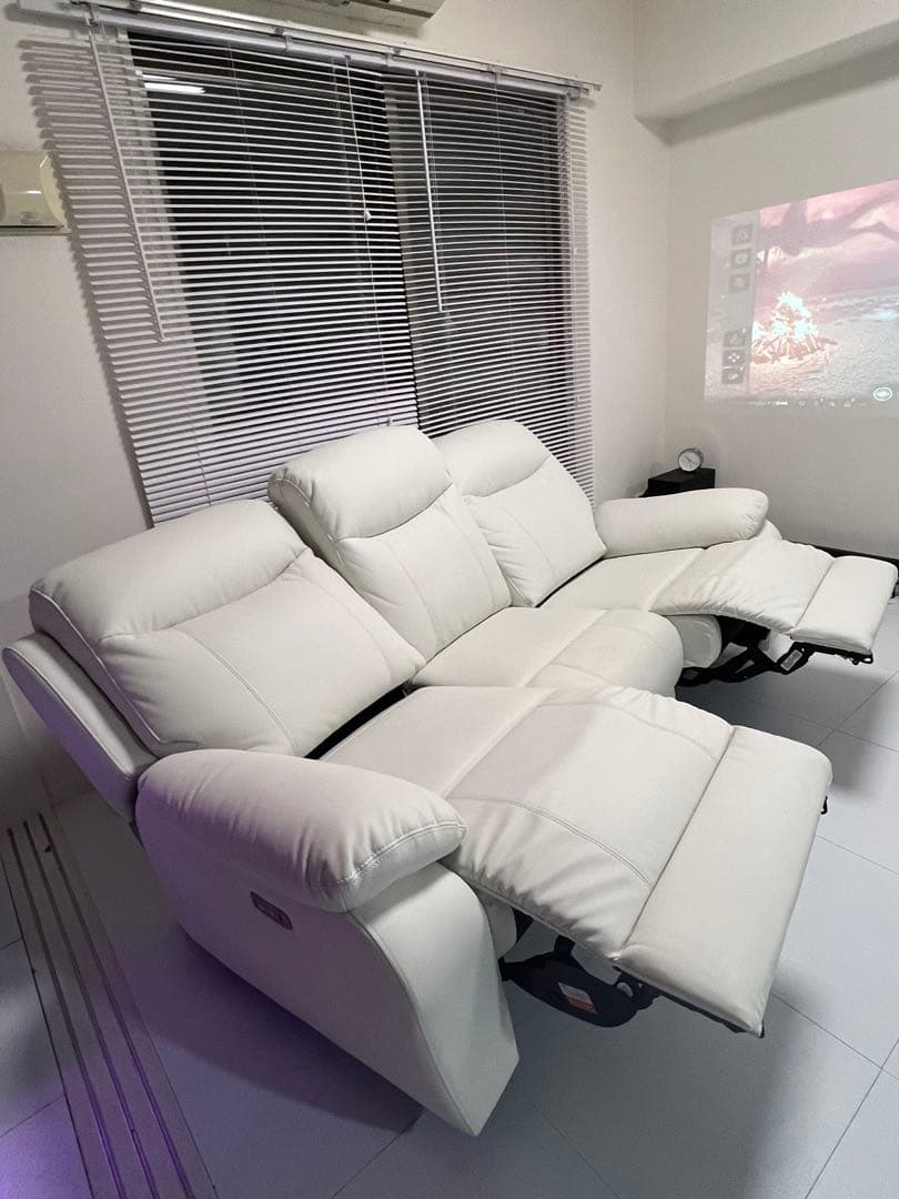 リクライニングソファー　電動