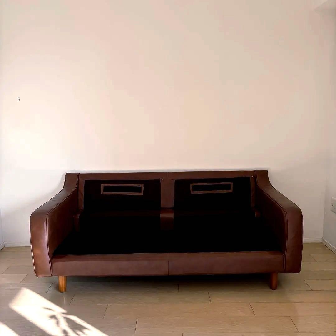 【期間限定値下げ！】KEYUCA クロノソファ　2.5P　COGNAC