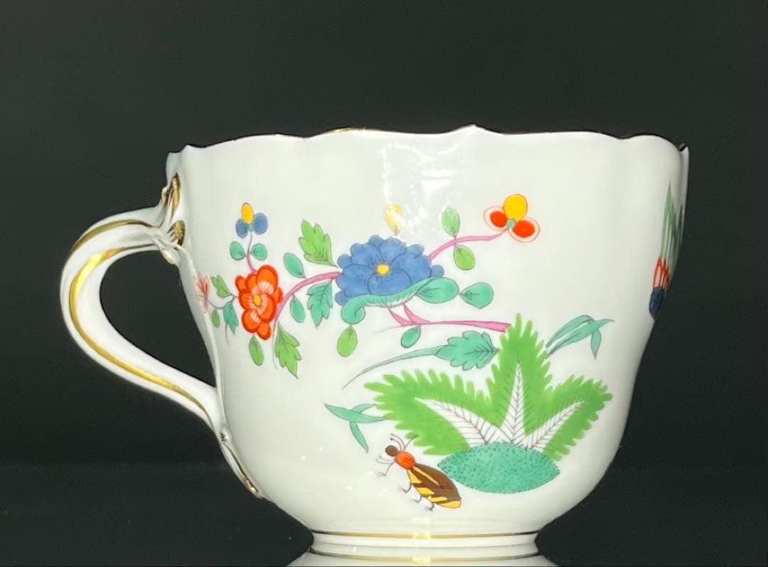 Meissenマイセン /※珍品1級品 柿右衛門 シノワズリ カップ＆ソーサー