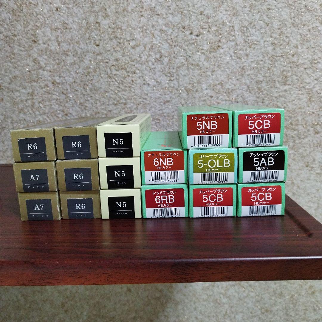 パーマ剤、カラー剤、セットスプレー ムース、カラー2剤