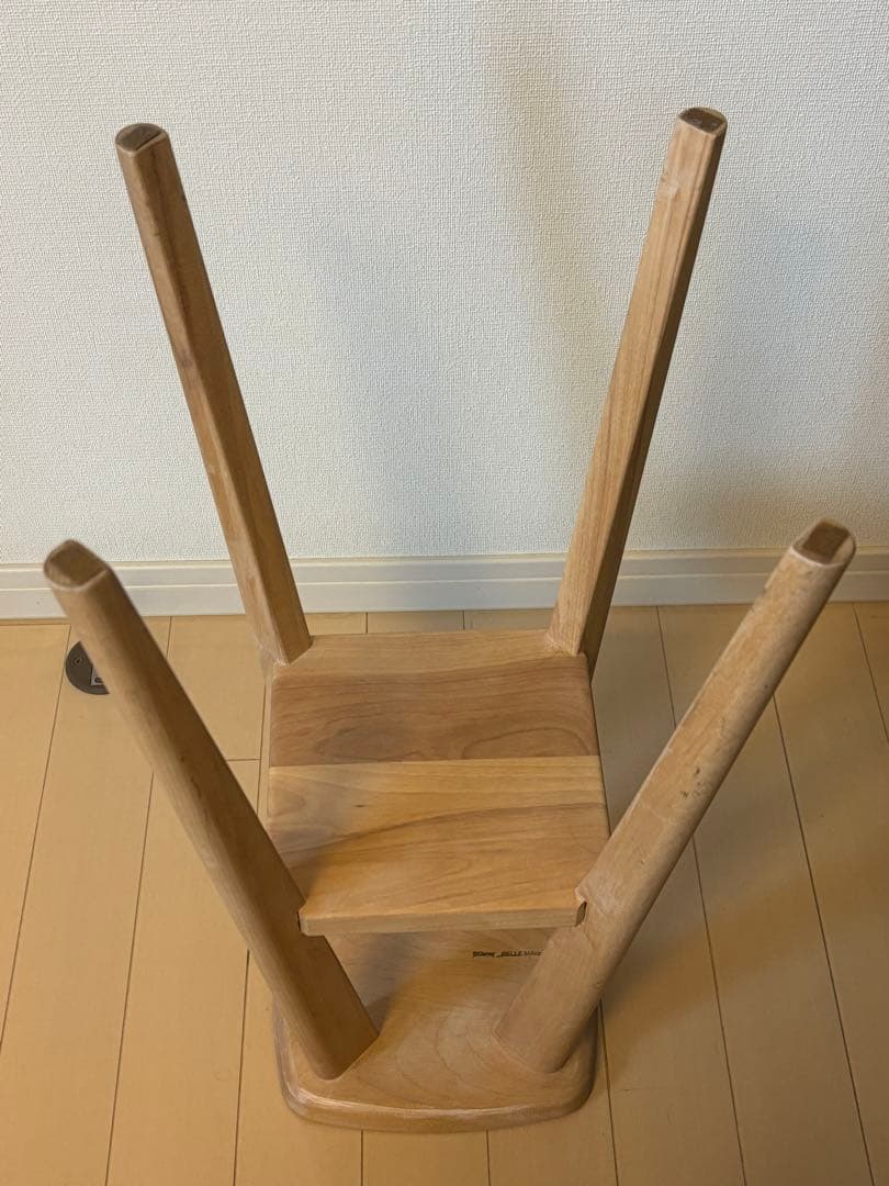 ディズニー/ミッキー/スツール/家具/椅子/木製/ナチュラル/雑貨/花台/飾り台