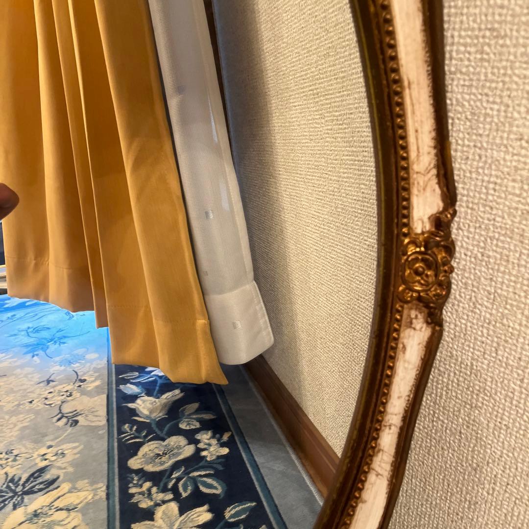 【ゆし】壁掛けオーバルミラー