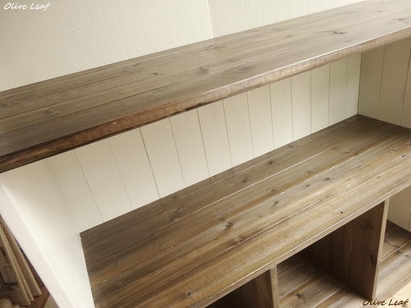 サイズデザインオーダー可●超ワイドカウンターテーブルシャビーエスプレッソ受注製作