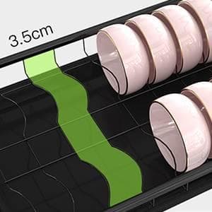 大容量2段水切りラック 食器乾燥ラック