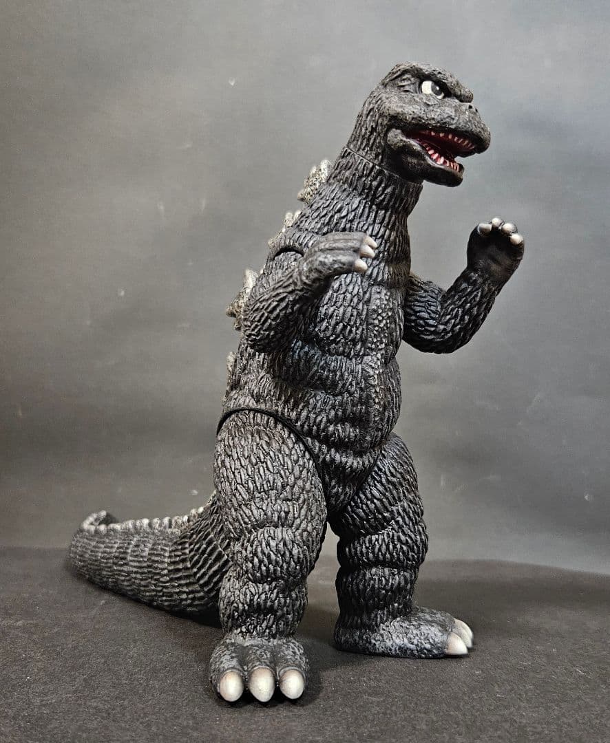 ゴジラ怪獣ソフビ ゴジラ1974 アンギラス リペイント完成品