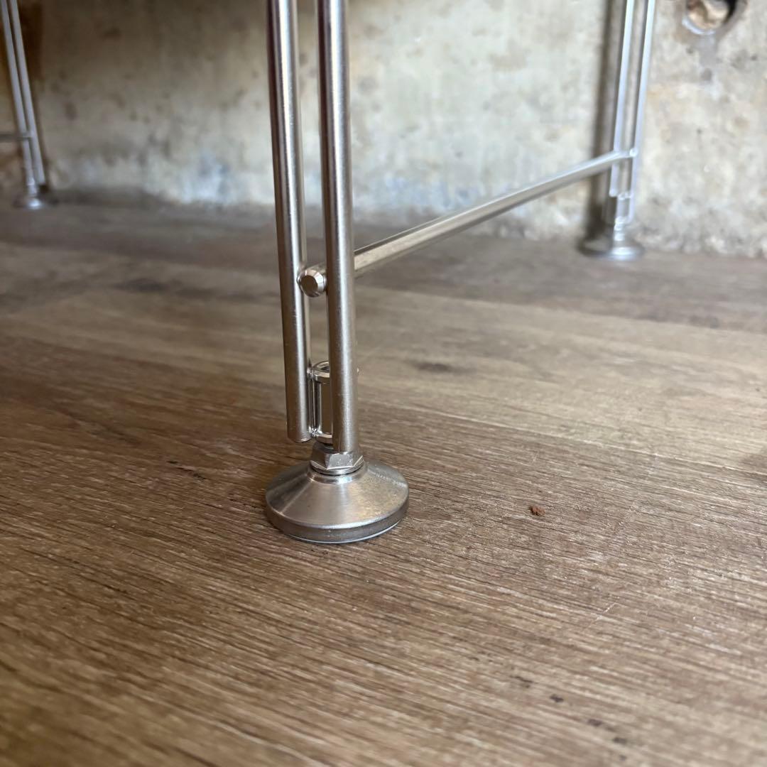 MUJI 無印良品　ステンレス　ユニットシェルフ　小