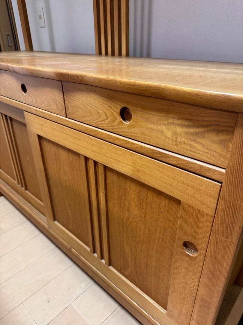 食器棚 大塚家具　無垢　中古品