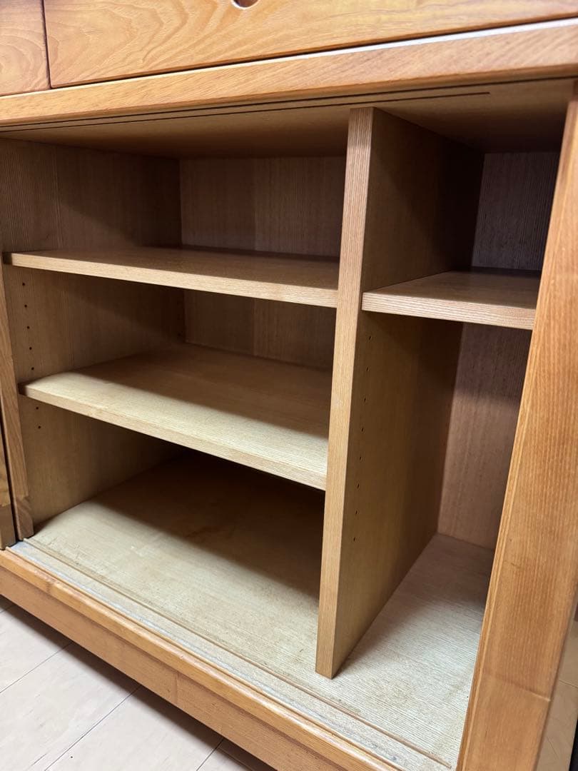 食器棚 大塚家具　無垢　中古品