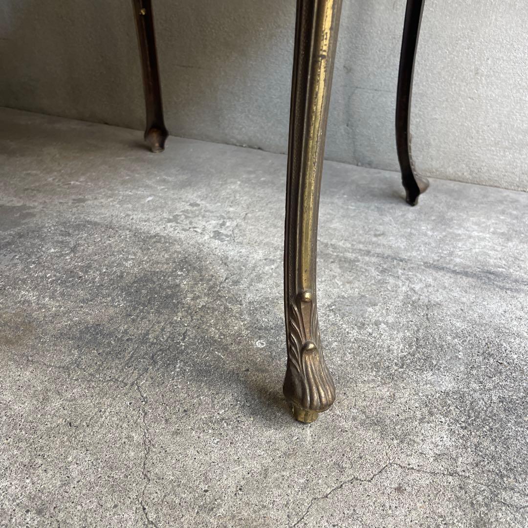 イタリア製 大理石花台 サイドテーブル コンソール　オールドヴィンテージ