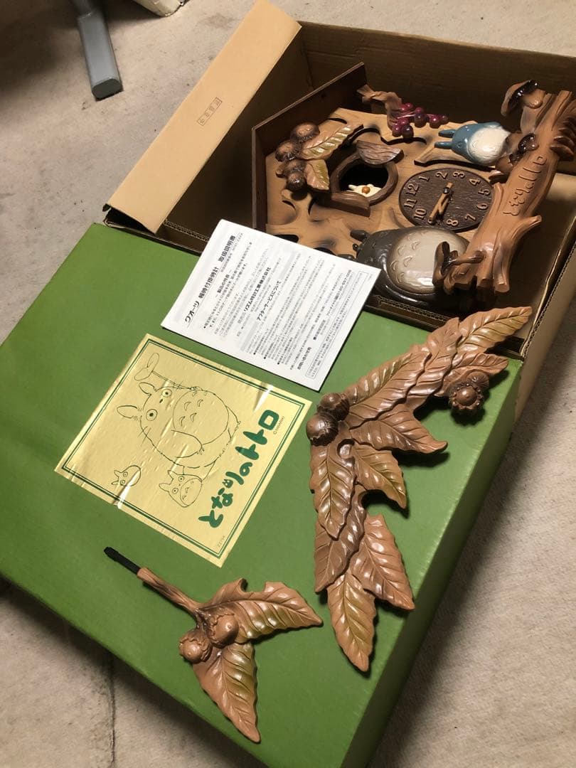 送料無料　となりのトトロ　壁掛け時計　からくり時計　振り子時計　オルゴール