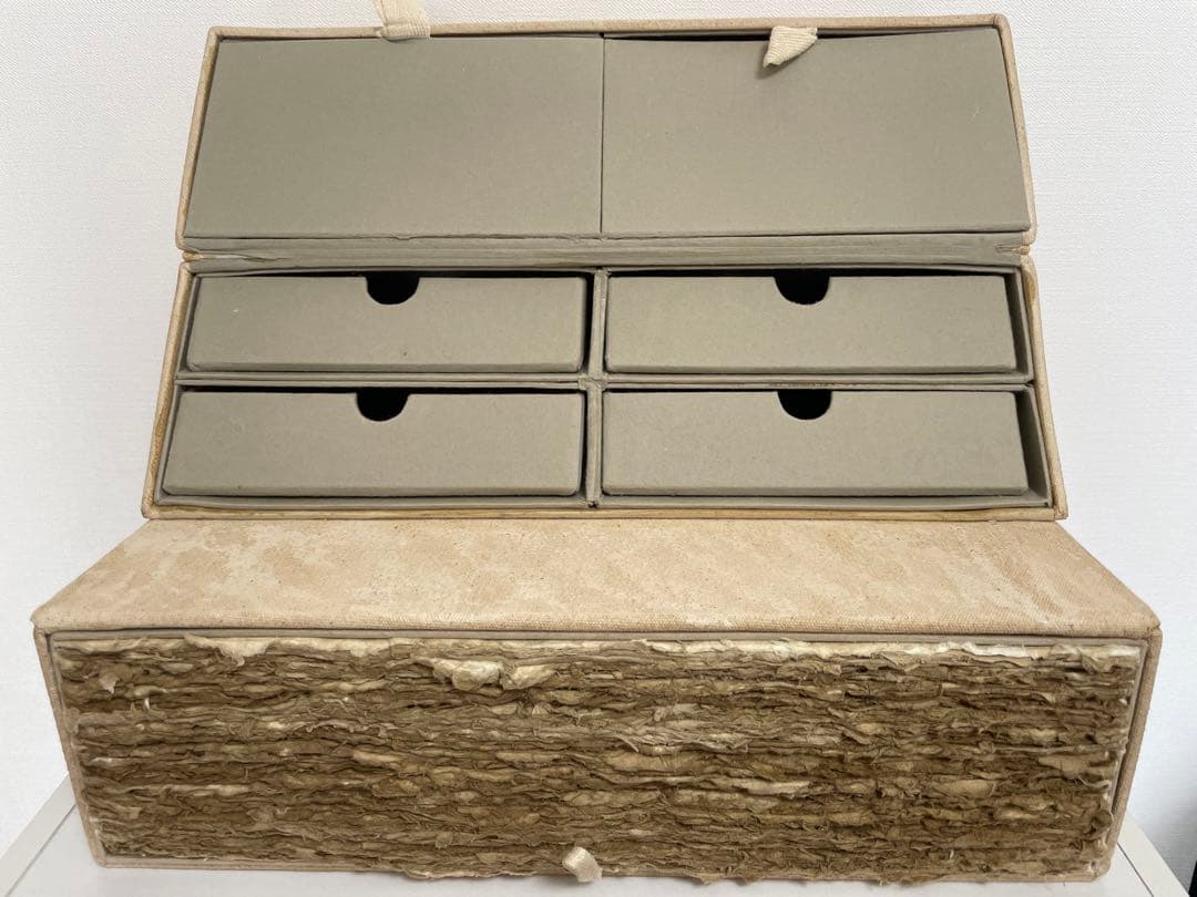 merci louis アンティーク 古書風文具入れ ライティングビューロー