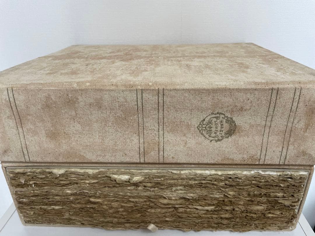 merci louis アンティーク 古書風文具入れ ライティングビューロー