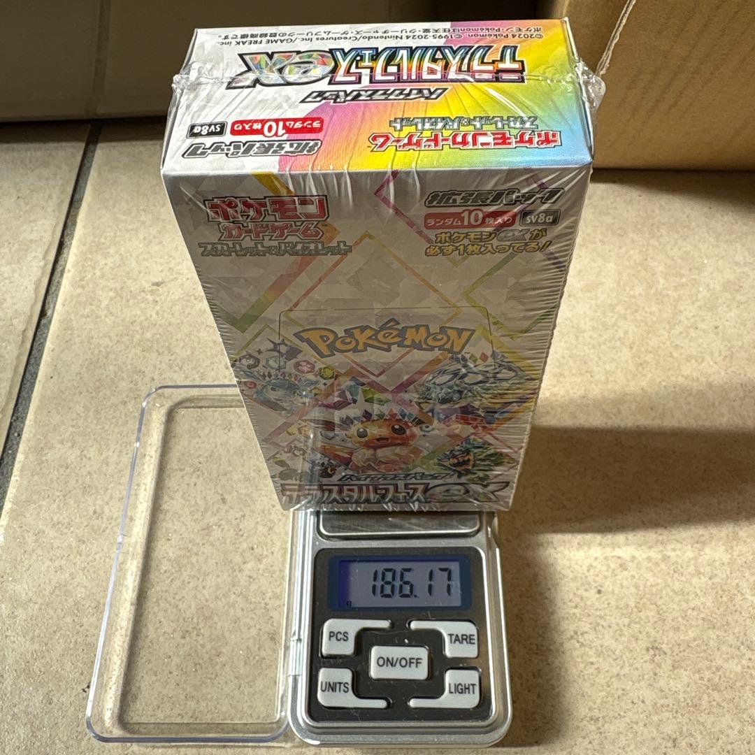 テラスタルフェス ex BOX シュリンク付き　1BOX 186.17g