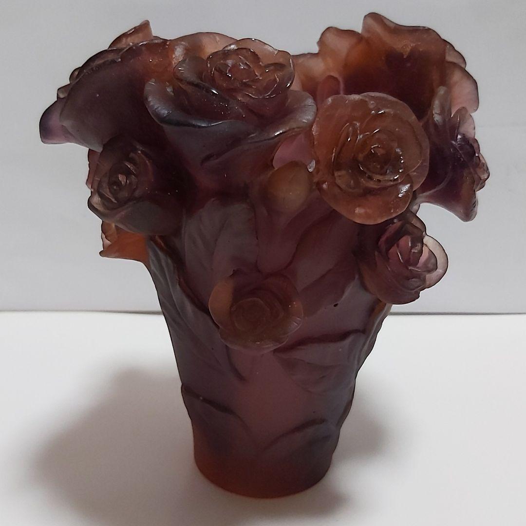 フランス ドーム ナンシー 新品 花瓶 フラワーベース ローズ ローズブーケ