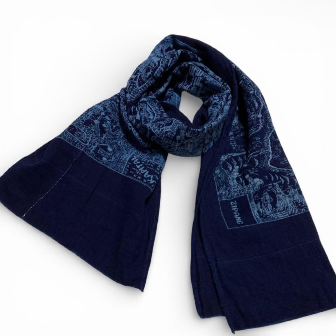 KAPITAL ストール コットン 手ぬぐい バンダナ 薄手