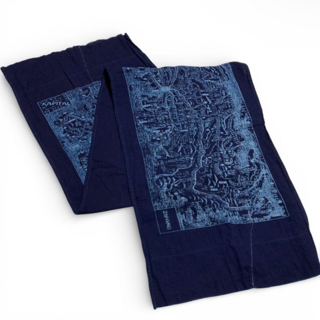 KAPITAL ストール コットン 手ぬぐい バンダナ 薄手