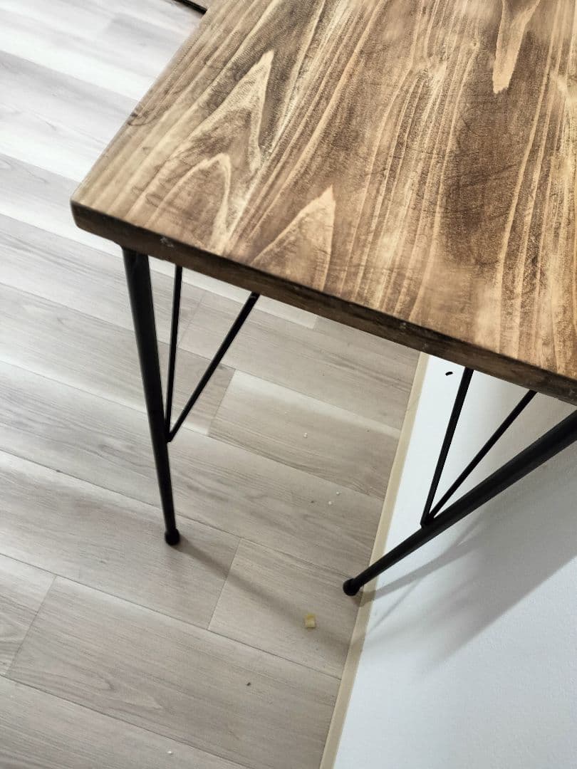 アンティーク風　パソコンデスク　ダイニングテーブル　カウンターテーブル
