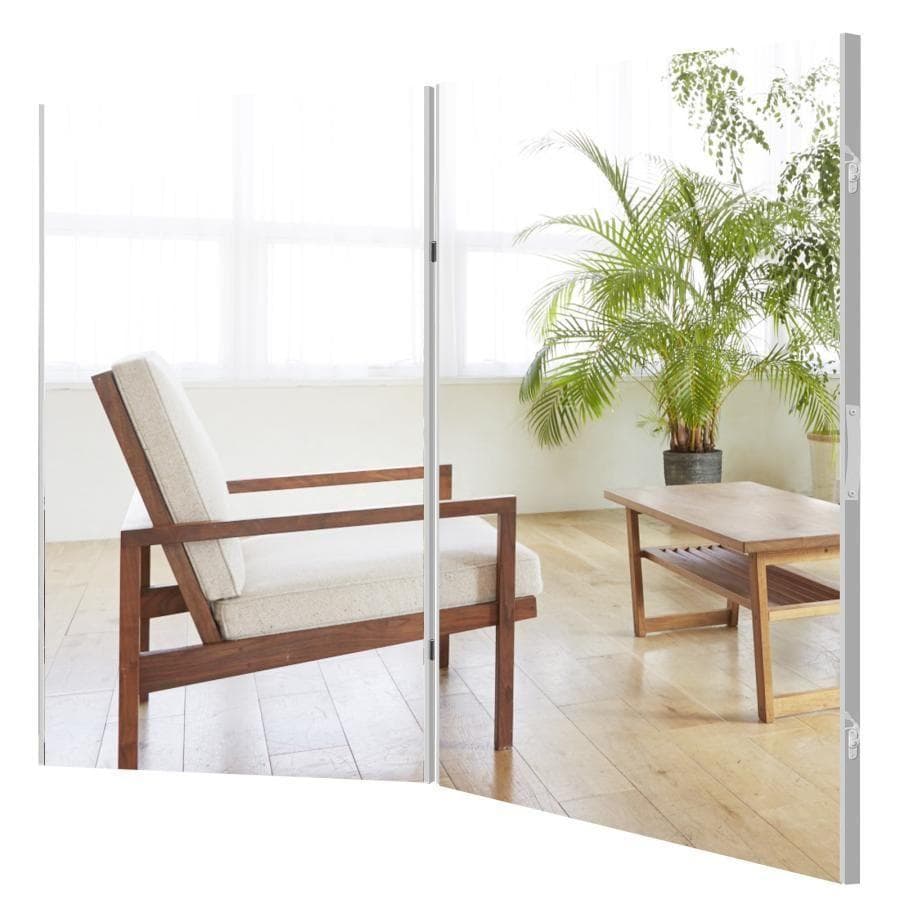 ダンスミラー 割れない鏡 姿見鏡 全面鏡 160x100cmx2枚 鏡 2295