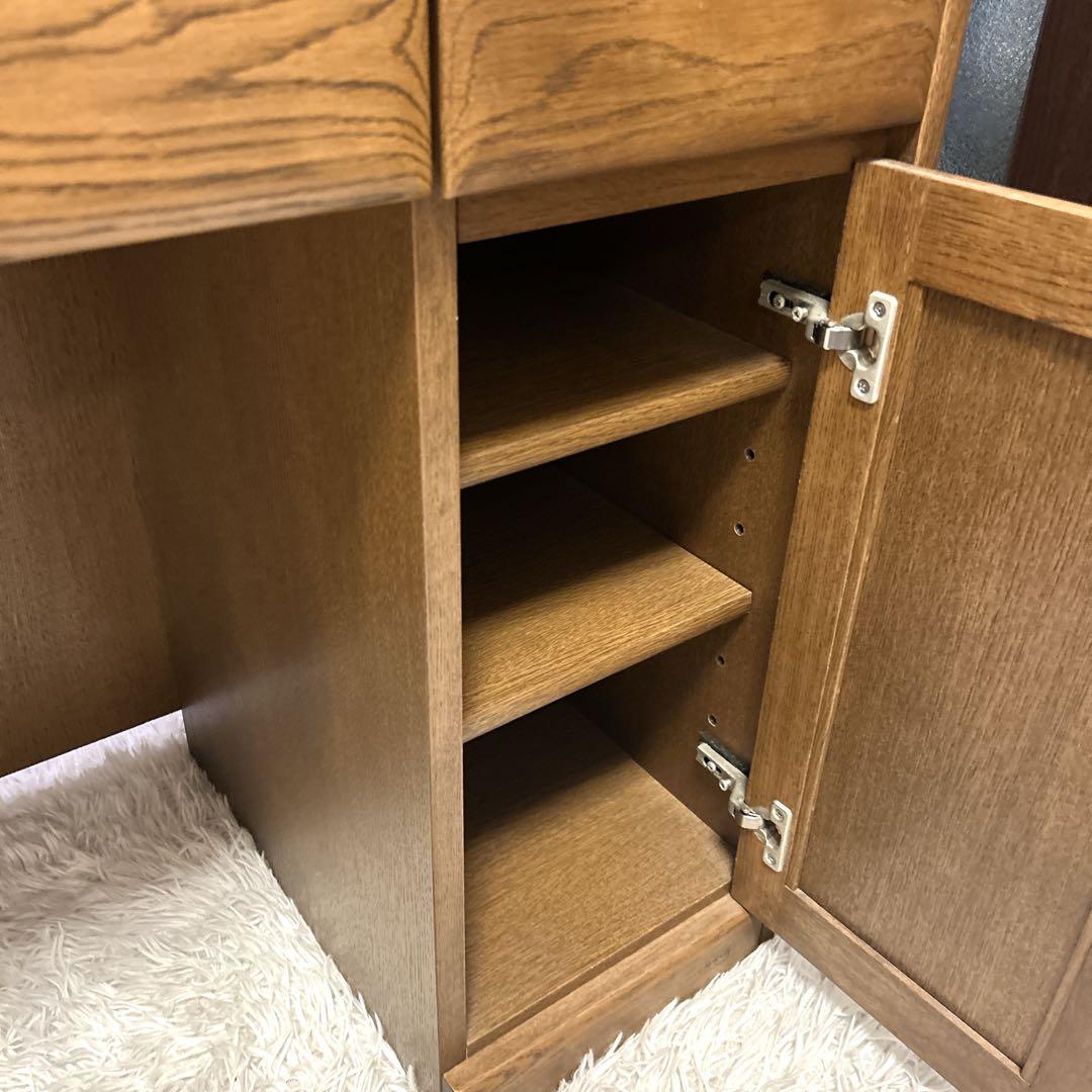 浜本工芸 ライティングデスク ビューロ 学習机 収納 机 デスク 跳ね上げ