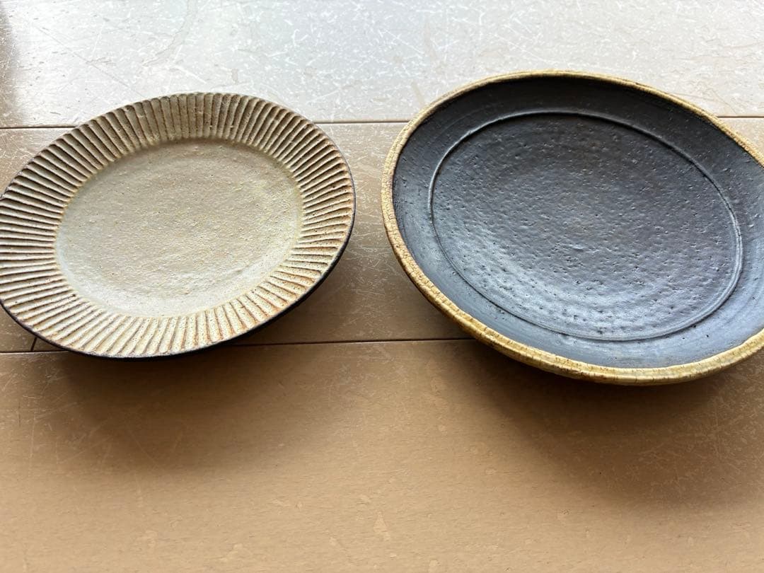 ⭐︎新品未使用⭐︎額賀章夫⭐︎お皿⭐︎２枚セット⭐︎プリーツ⭐︎