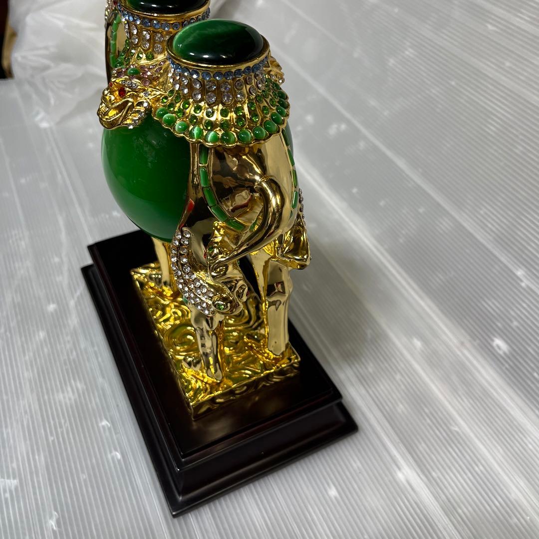 置物　龍金駱駝　ラクダ