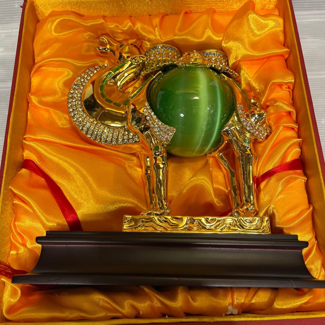 置物　龍金駱駝　ラクダ