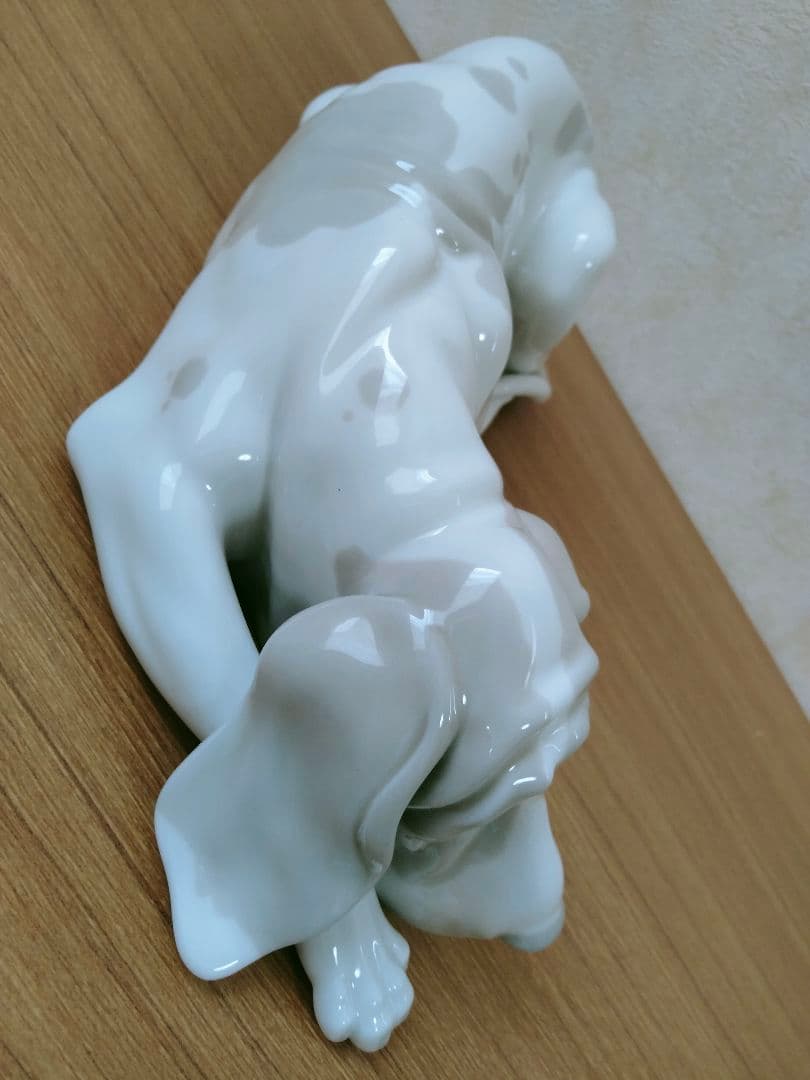 美品 リヤドロ 犬（マイセンフィギュリン）