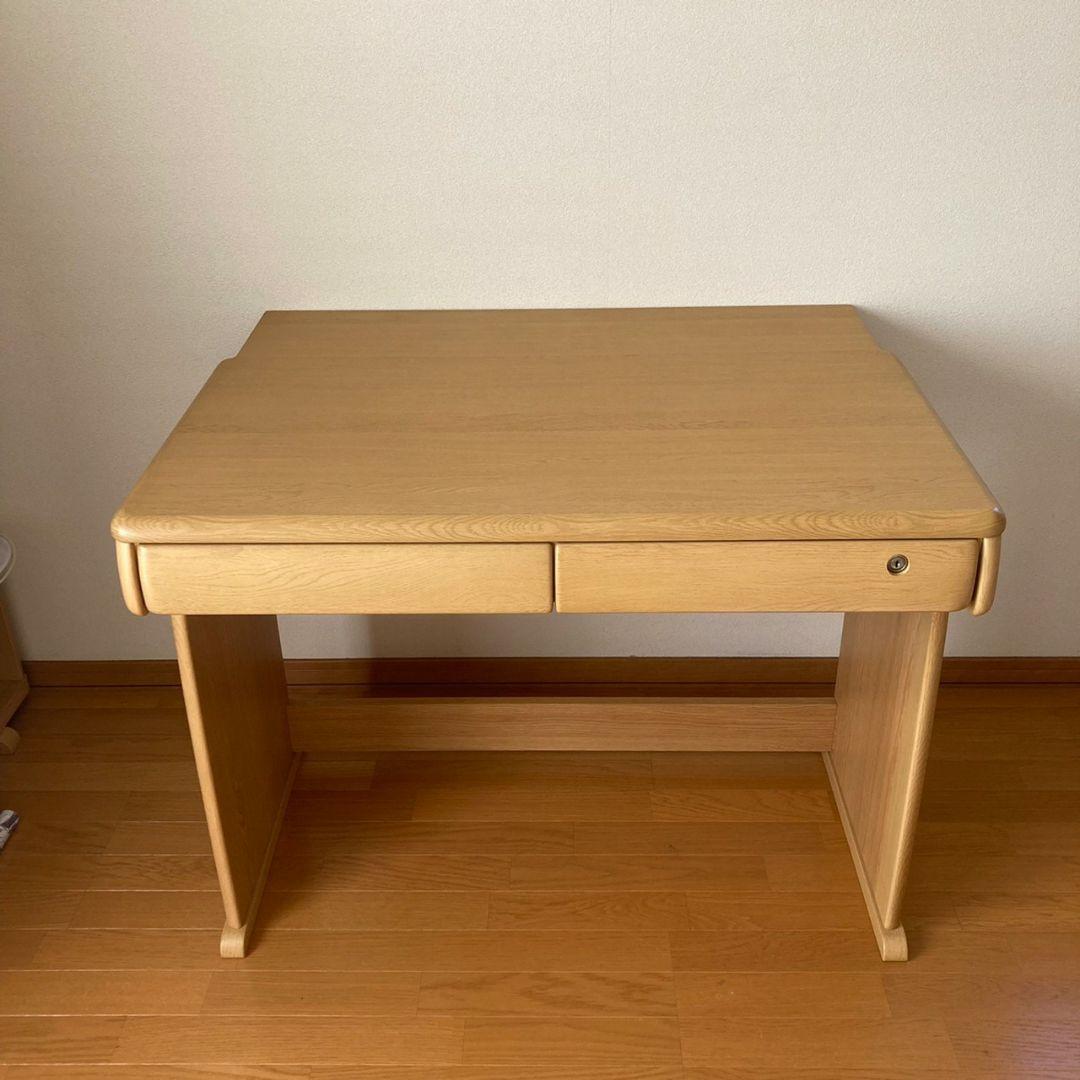 コイズミ学習机　①机本体のみ(上本棚とサイドチェストは別売り)