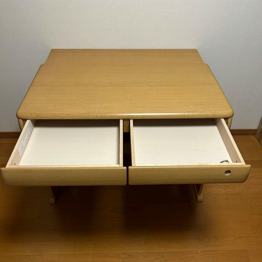 コイズミ学習机　①机本体のみ(上本棚とサイドチェストは別売り)