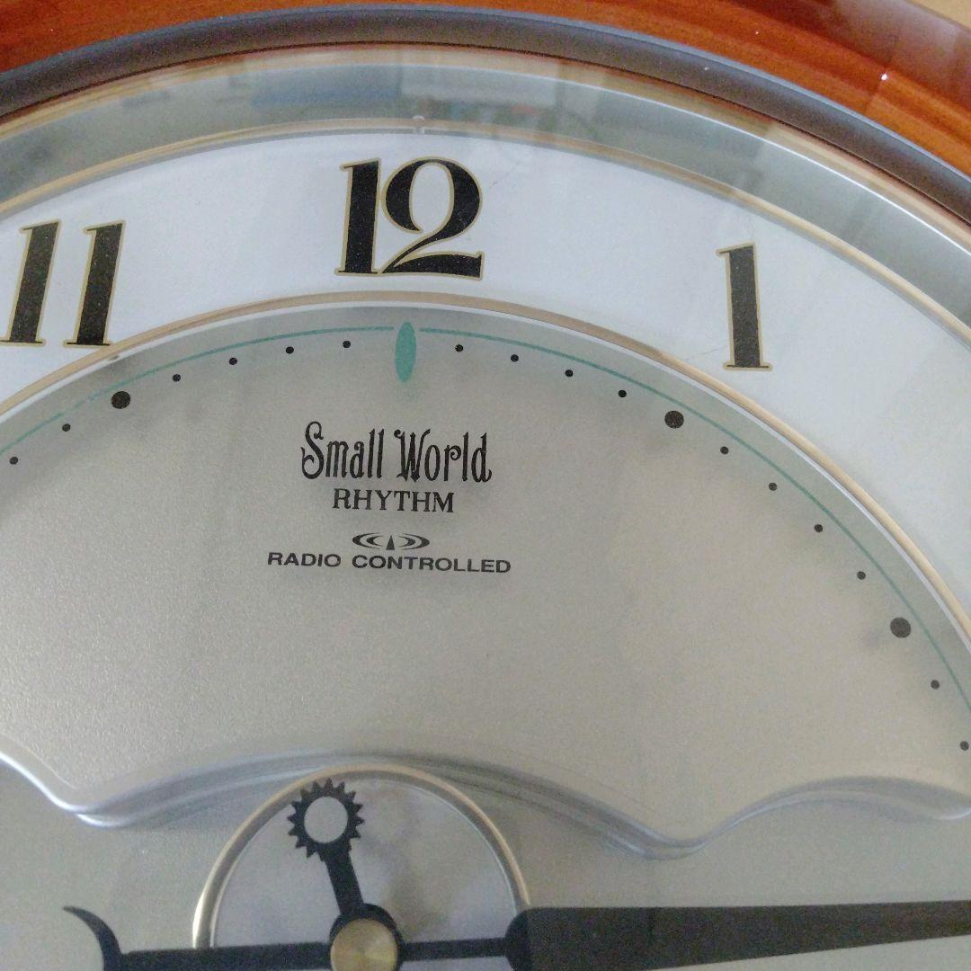 ✦希少✦RHYTHM　からくり時計　掛時計 　スモールワールド　4MY623RB