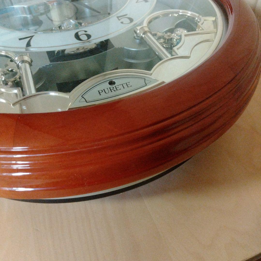 ✦希少✦RHYTHM　からくり時計　掛時計 　スモールワールド　4MY623RB