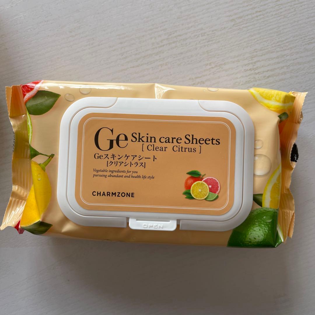 チャームゾーン】Geスキンケアシート クリアシトラス 120枚＋10枚