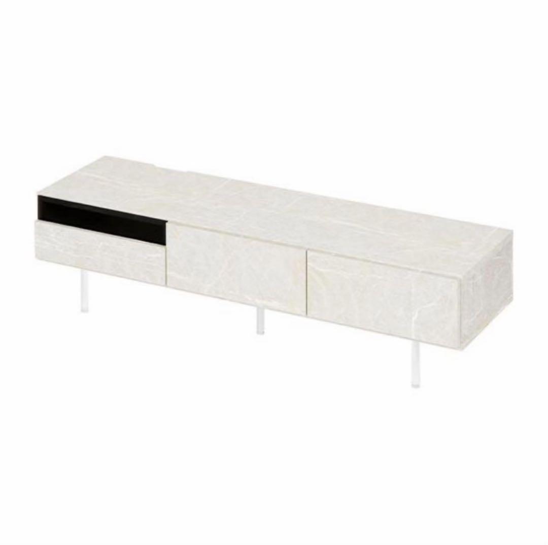 テレビ台 ローボード テレビボード 収納 テレビラック 完成品 大理石調