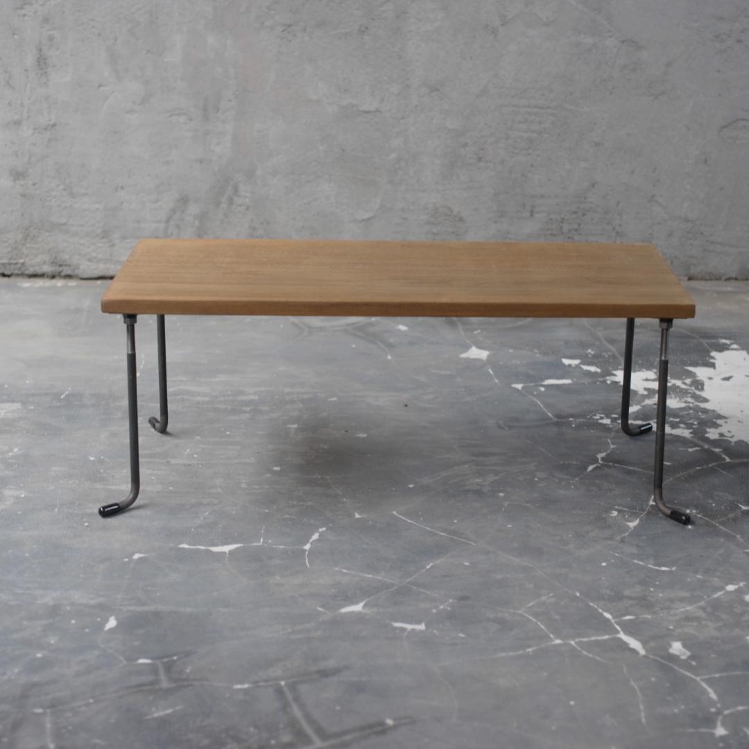 SALE【現品販売】アイアン ローテーブル 鉄脚 鉄 木 テーブル tab41