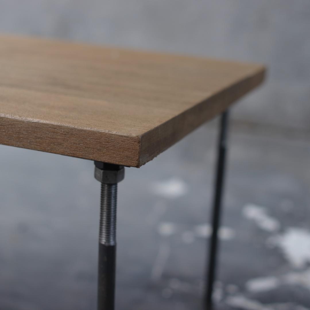 SALE【現品販売】アイアン ローテーブル 鉄脚 鉄 木 テーブル tab41