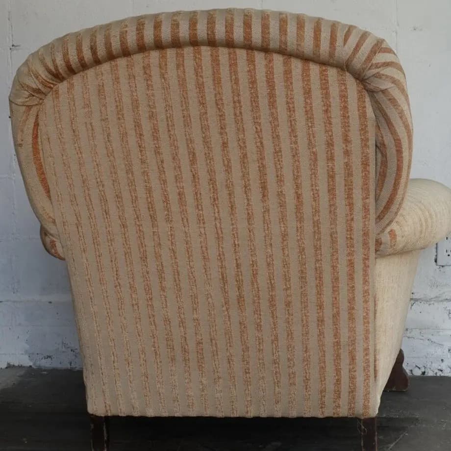 80年代　シングルソファ　ラウンジチェア　アメリカ　ビンテージ